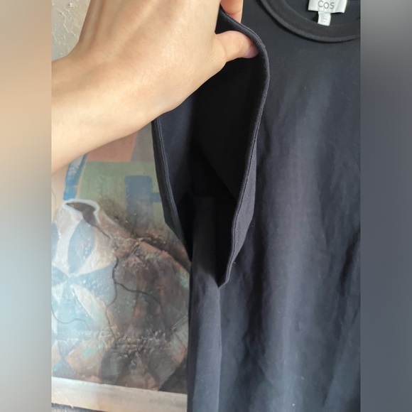 COS Wide sleeves Black Tee small - Picture 5 of 11